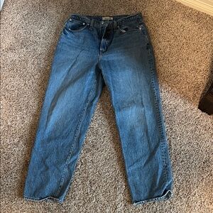 Madewell Women's Straight Leg Blue Jeans